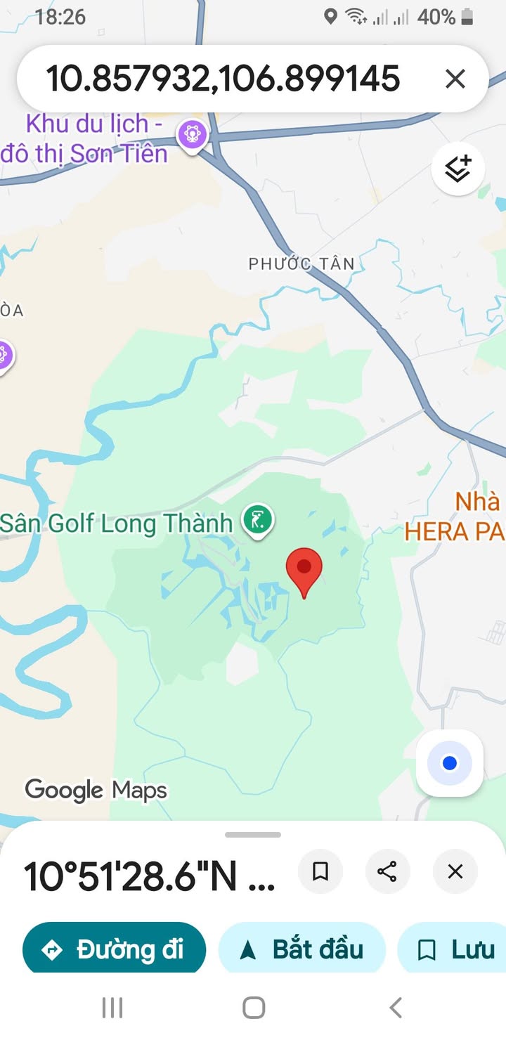 Đất nền biệt thự khu sân Golf Long Thành 1251m² giá 20.6 tỷ - Cơ hội đầu tư tuyệt vời!