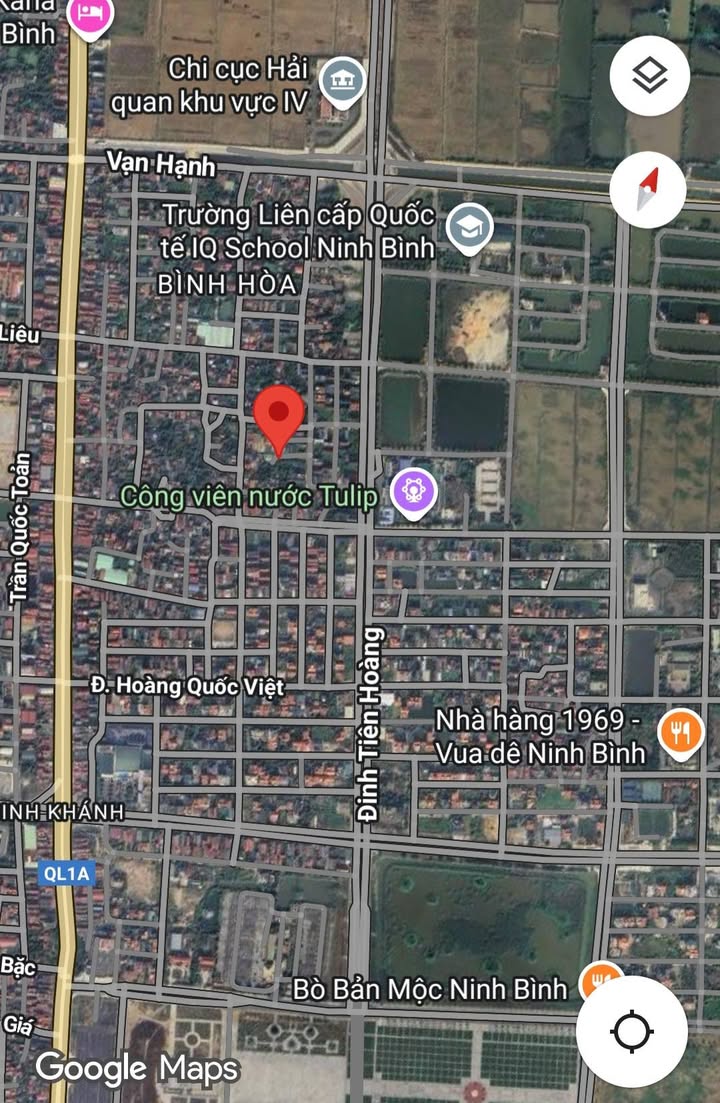 Đất nền mặt tiền Đinh Tiên Hoàng, Hoa Lư 72.5m² chỉ 4 tỷ - Đầu tư sinh lời ngay!