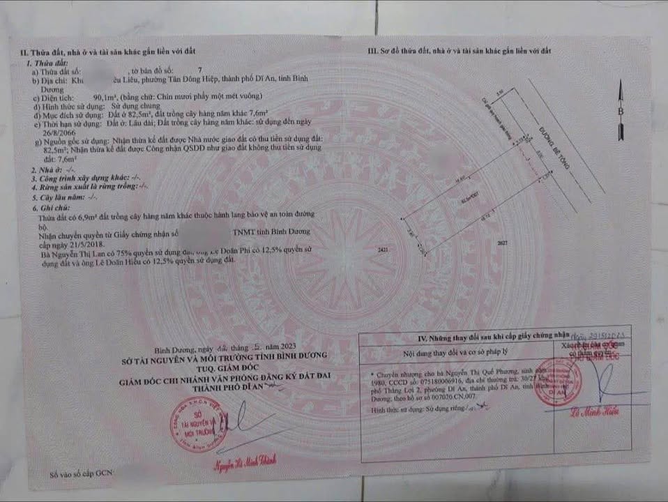 Đất đẹp Dĩ An 90m² giá 3 tỷ - Tặng 5 phòng trọ cực hấp dẫn!