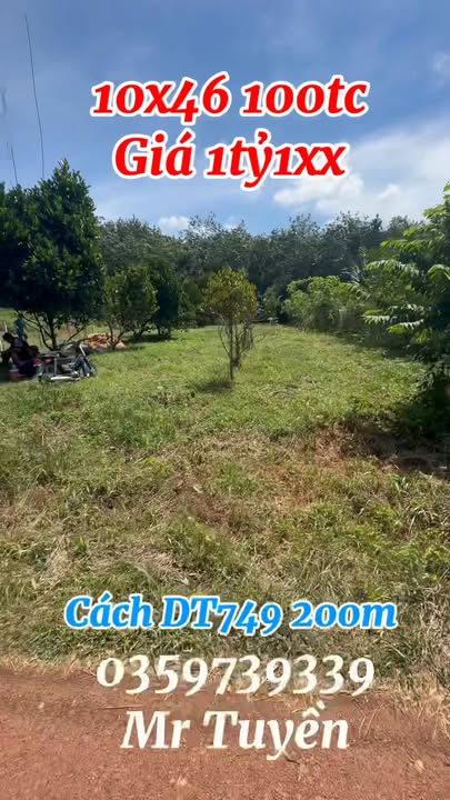 Đất nền Long Hòa Tân Uyên 100m² giá chỉ 600 triệu - Vị trí đắc địa, đầu tư sinh lời!