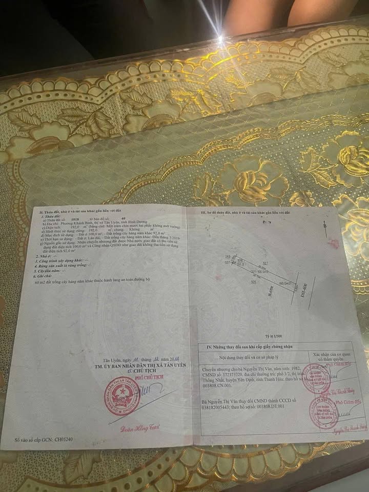 Nhà mặt tiền kinh doanh Lê Quang Định, Khánh Bình, Tân Uyên 192m² giá 5 tỷ - Cơ hội đầu tư tuyệt vời!