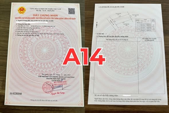 Đất nền Phú Quốc 80m² giá 1 tỷ - Sổ đỏ chính chủ sẵn sàng giao dịch!