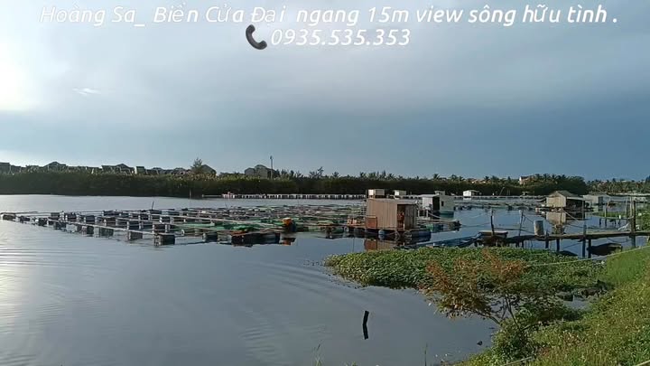Đất Mặt Tiền đường Hoàng Sa, Khu Đô Thị Phước Trạch 150m² giá 6.075 tỷ - View Sông tuyệt đẹp!