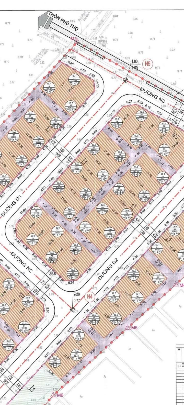 Đất nền KĐT Tam Thanh Vụ Bản 106m² - Giá trúng tuyệt vời!