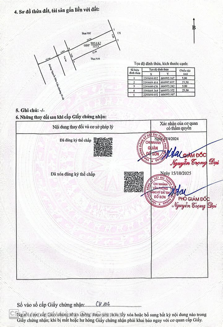 Đất nền Đồ Sơn Hải Phòng 117.5m² giá 4.2 tỷ - Đầu tư sinh lời ngay!