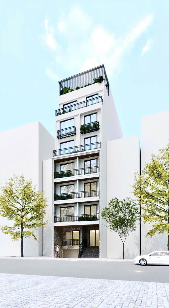 Toà nhà CHDV 7 tầng Khương Thượng 66m² giá 23.5 tỷ - Doanh thu ổn định 100 triệu/tháng!