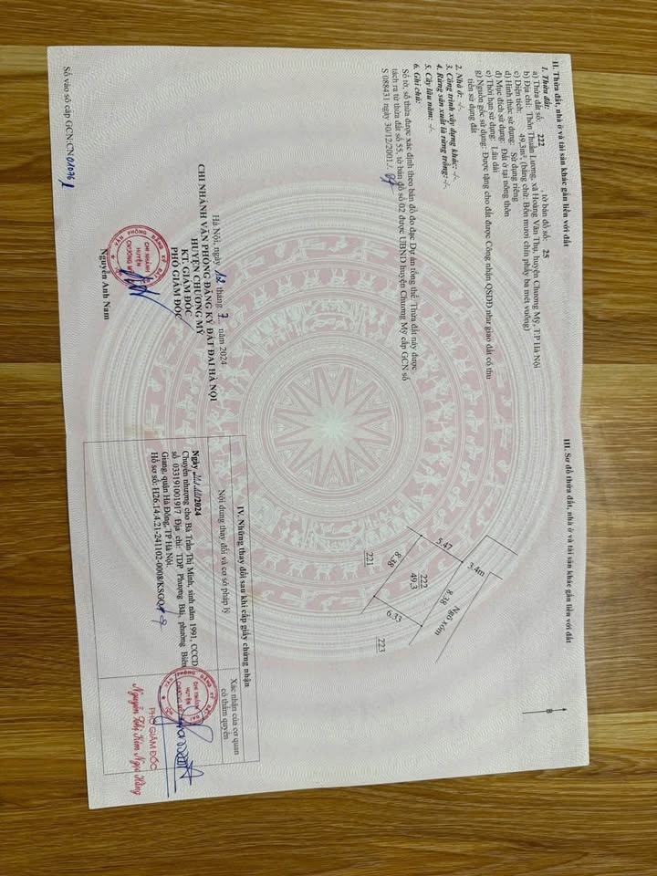 Đất nền Hoàng Văn Thụ, Chương Mỹ 49m² giá 1 tỷ - Cơ hội đầu tư tuyệt vời!