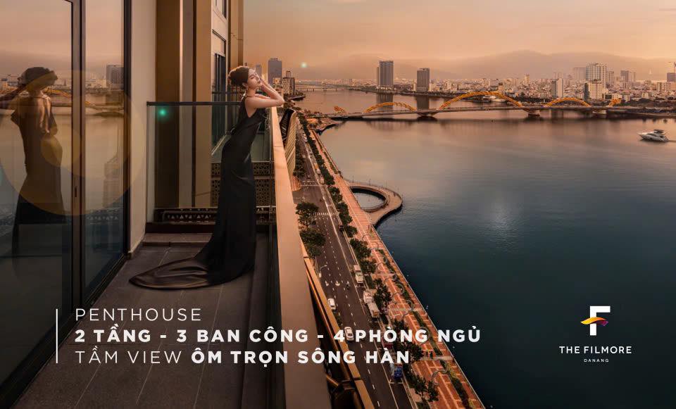 Penthouse The Filmore Đà Nẵng 218m² - Tầm nhìn sông Hàn tuyệt đẹp, sẵn sàng bàn giao!
