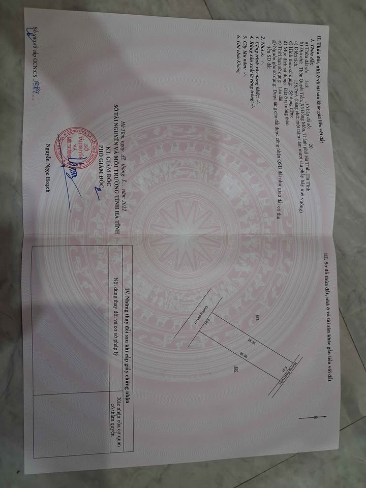 Đất nền Trần Phú, Hà Tĩnh 136.8m² giá 2.5 tỷ - Hàng hiếm không thể bỏ lỡ!