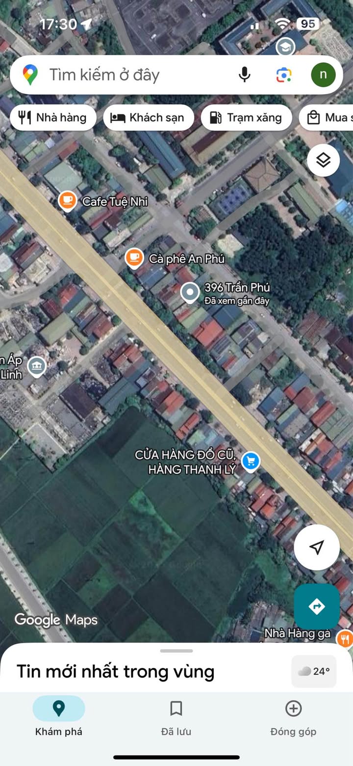 Nhà Kinh Doanh Mặt Đường Trần Phú, Hà Tĩnh 200m² giá 18 tỷ - Đầu Tư Sinh Lời!