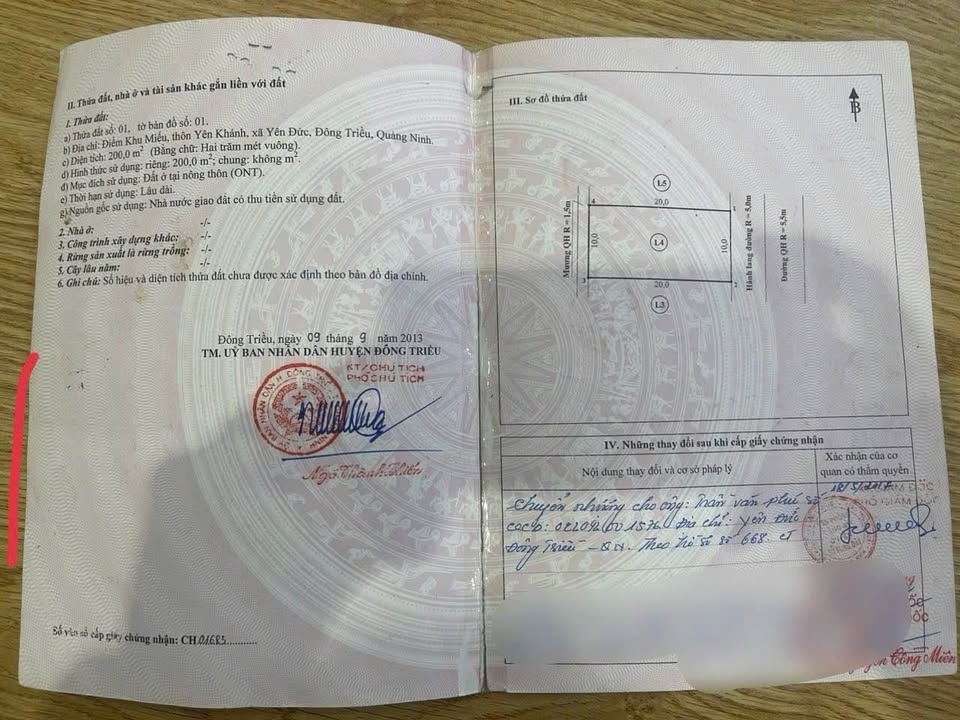 Đất nền Hoàng Quế, Đông Triều 200m² giá 1.7 tỷ - Tiềm năng sinh lời cao!