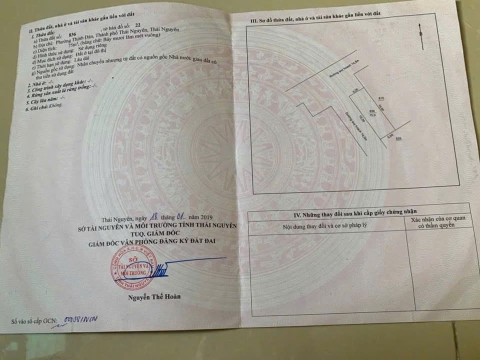 Đất lô góc Thịnh Đán 75m² - Mặt tiền rộng, giá thỏa thuận hấp dẫn!