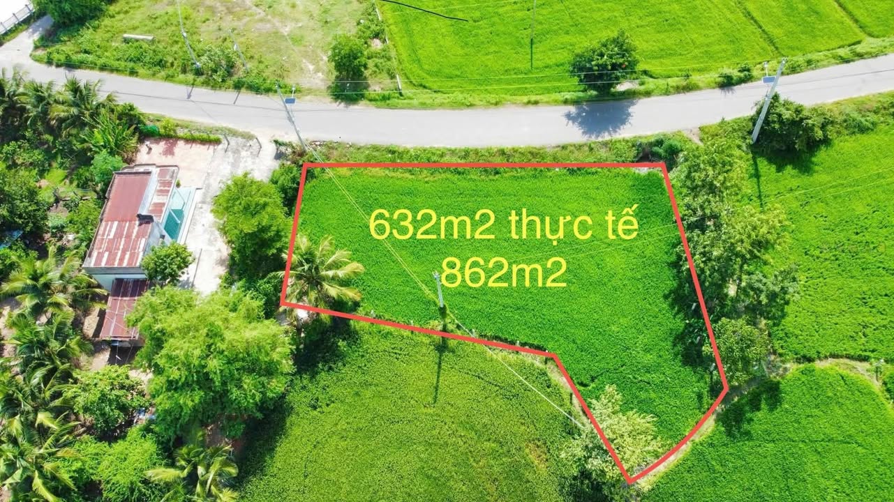 Đất mặt tiền nhựa xã Hàm Phú, huyện Hàm Thuận Bắc 862m² giá 500 triệu - Cơ hội đầu tư hấp dẫn!