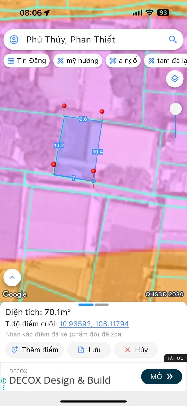 Đất nền Phan Thiết 70m² giá 1 tỷ - Gần đường Võ Liêm Sơn, thương lượng ngay!