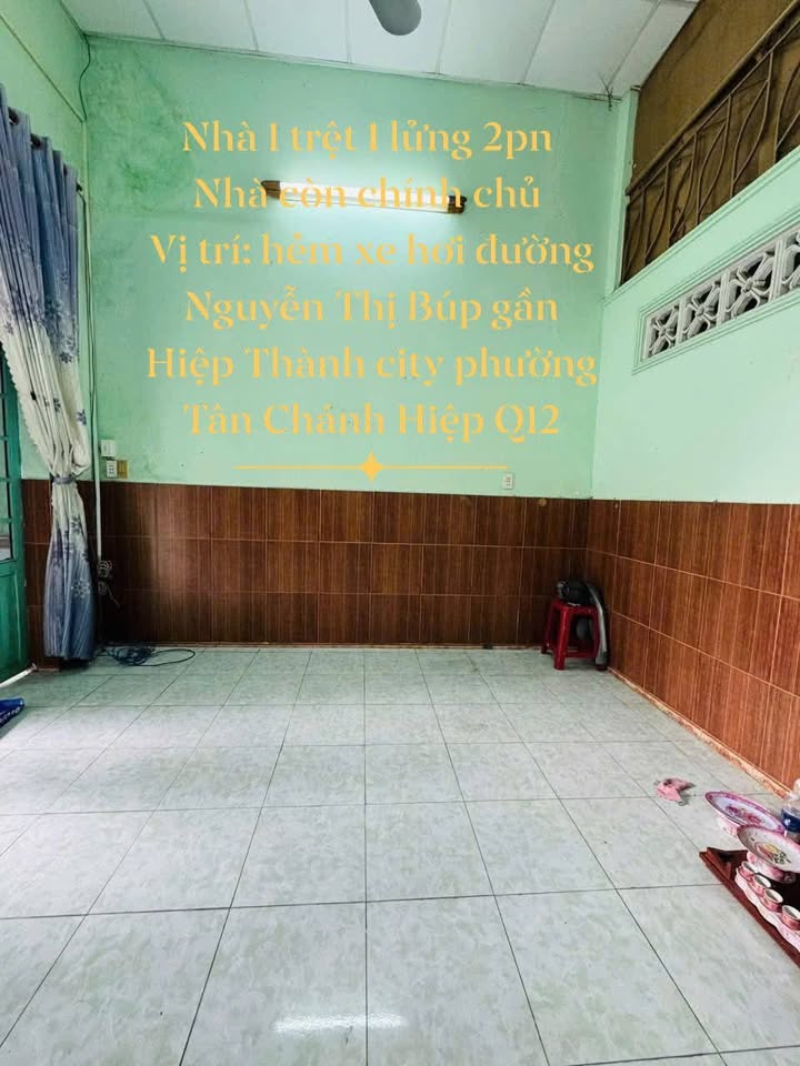 Nhà cấp 4 có gác lửng tại Nguyễn Thị Búp, Q12, 56m² - Giá chỉ 3,8 tỷ!