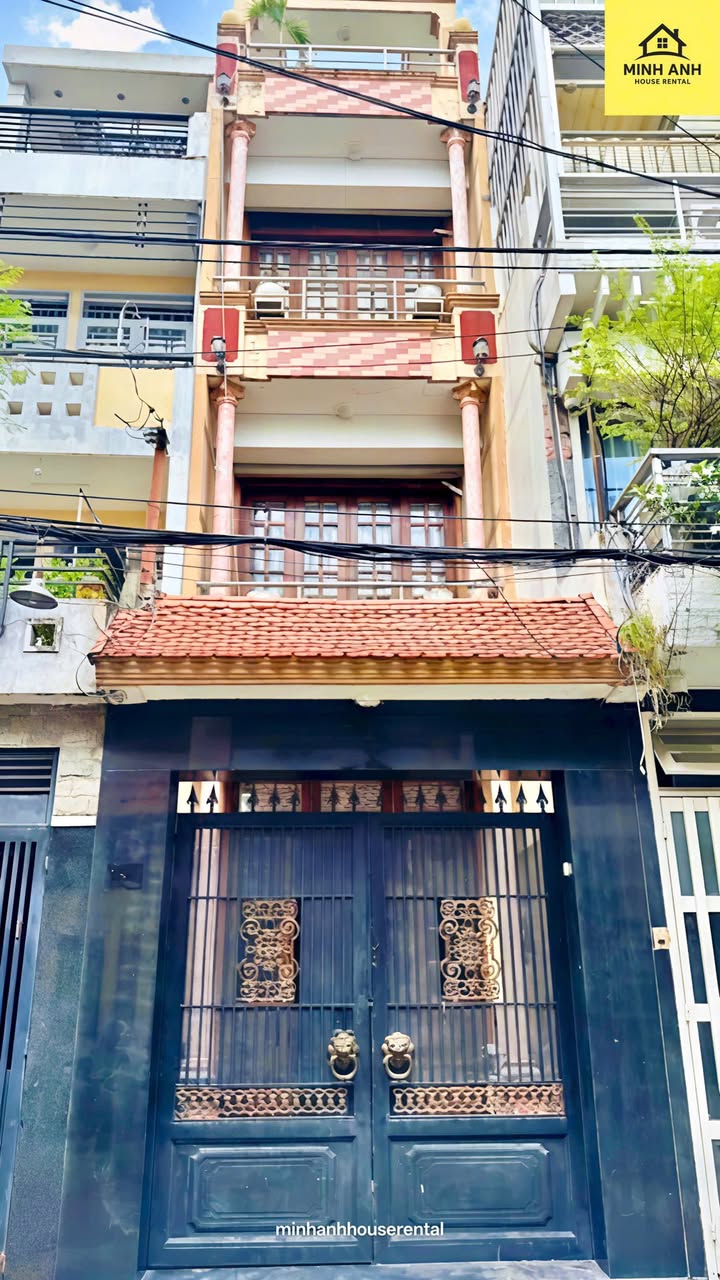 Nhà cho thuê 3 tầng tại Cách Mạng Tháng 8, Tân Bình - 4PN, thuận tiện kinh doanh!