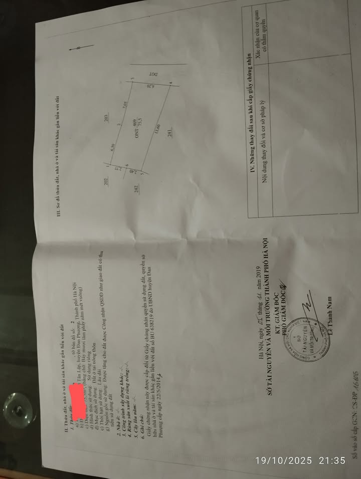 Đất nền Tân Lập, Đan Phượng 75m² giá 6.033 tỷ - Cơ hội đầu tư hấp dẫn!