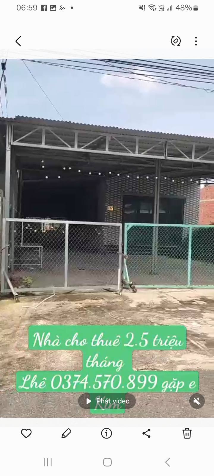 Nhà mặt tiền đường Số 13, phường Long Hoa, Tây Ninh giá 2.5 triệu - Kinh doanh thuận lợi!