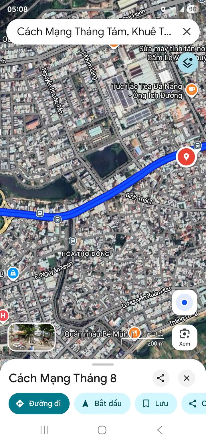 Bán gấp FrontHouse 625m² đường Cách Mạng Tháng Tám, Cẩm Lệ - Doanh thu 1 tỷ/năm!