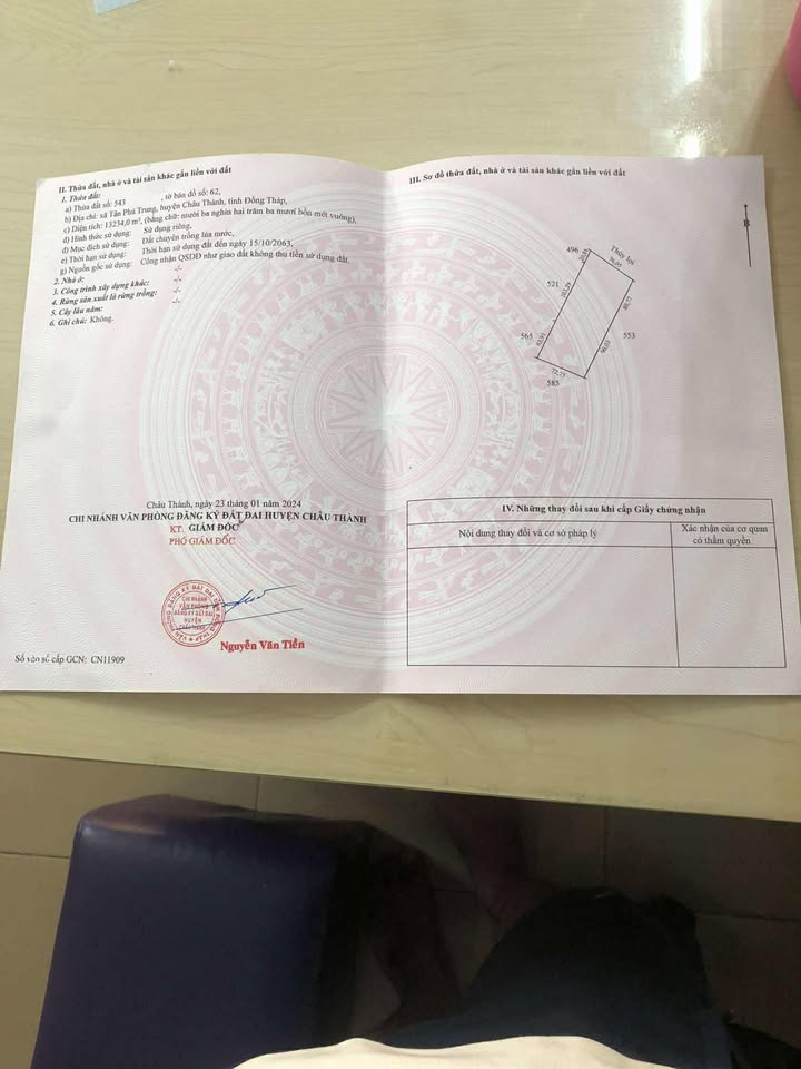 Đất Farm 13.000m² tại Tân Phú Trung, Châu Thành - Cơ hội đầu tư giá tốt!