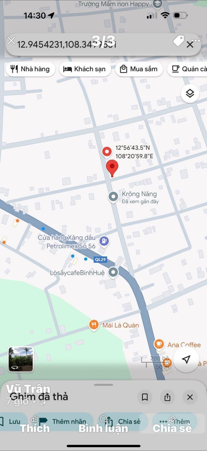 Đất nền 2 mặt tiền xã Krông Năng 600m² giá 6 tỷ - Cơ hội đầu tư vàng!