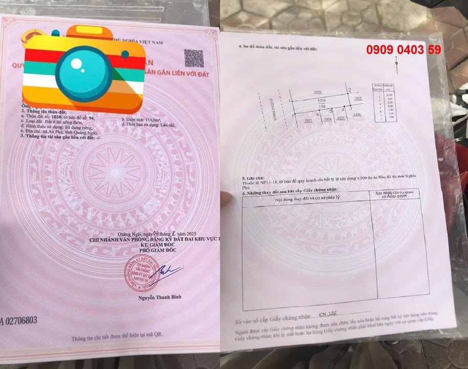 Đất nền 110m² KĐT Phú An Khang giá 1.045 tỷ - Cơ hội đầu tư sinh lời!