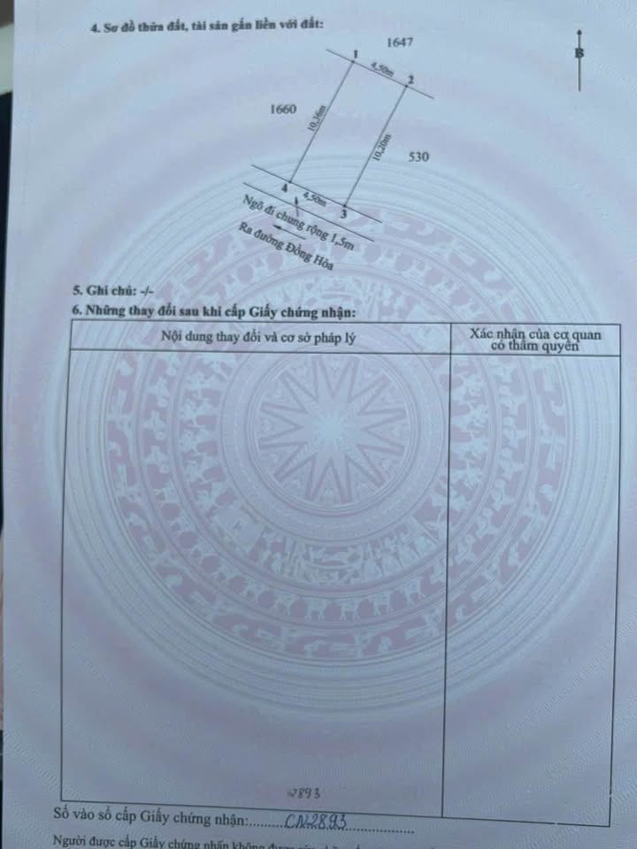 Bán đất Đồng Hòa, Kiến An 46m² giá 1.3 tỷ - Vị trí đẹp gần mặt đường