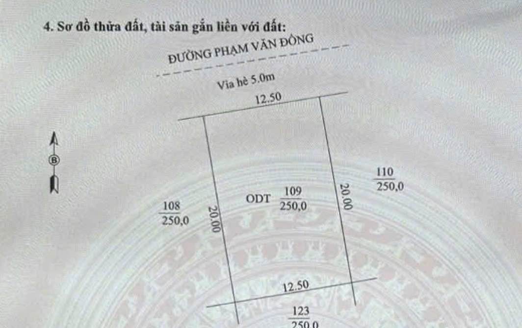 Bán lô biệt thự Trường An, Phạm Văn Đồng, 250m² - Vị trí đắc địa, giá yêu thương!