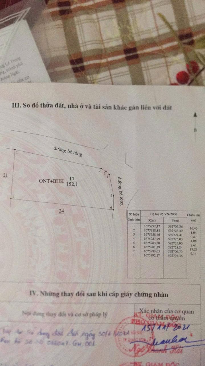 Đất nền Tịnh Long Quảng Ngãi 152,1m² giá 950 triệu - Sổ đỏ chính chủ!