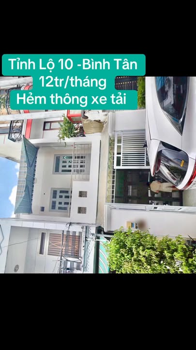 Nhà cho thuê đường Tỉnh Lộ 10 Bình Tân 67m² giá 12 triệu - Nhà mới đẹp, tiện nghi!