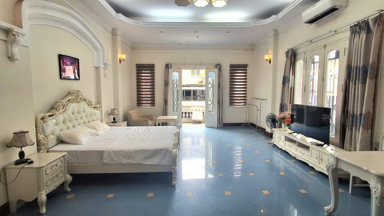 Phòng studio 12 Nguyễn Trung Trực, Ba Đình 40m² - View siêu thoáng, nội thất đầy đủ!