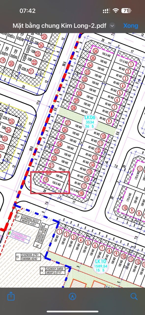 Đất nền KĐT Kim Long Mạo Khê 155.5m² - Lô góc 2 mặt tiền đẹp