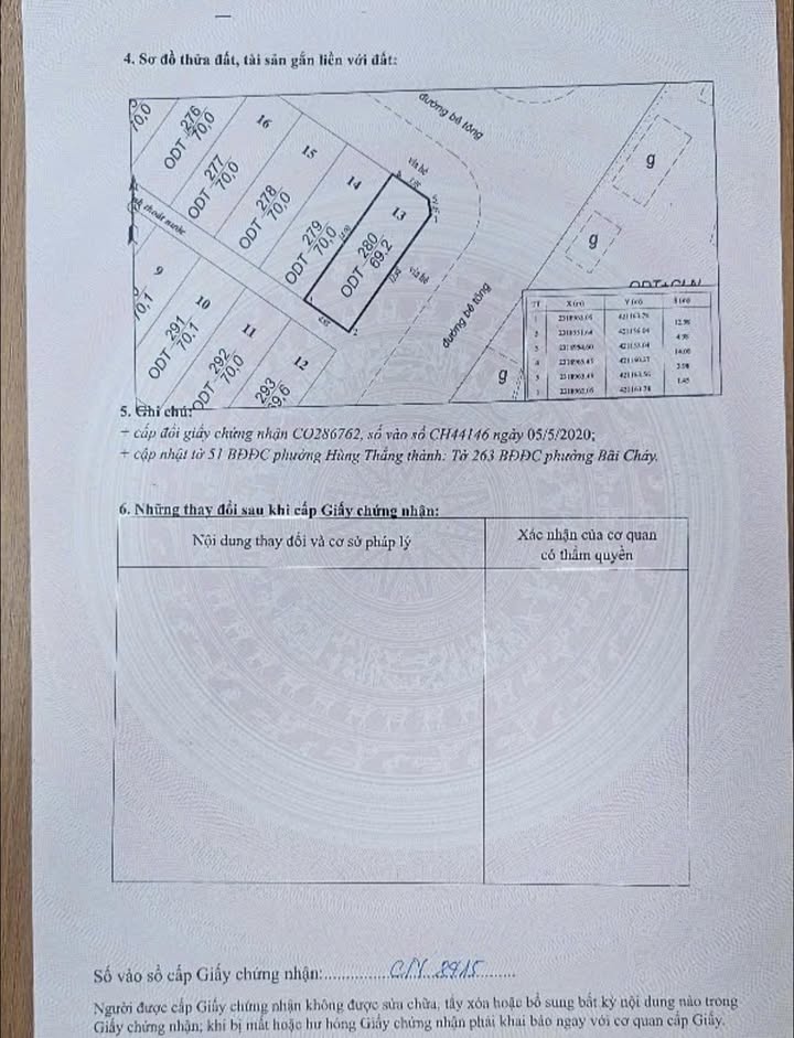 Đất nền TĐC Biên Phòng Hùng Thắng 69m² giá 4 tỷ - Đầu tư sinh lời ngay!
