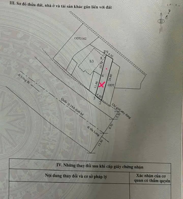 Đất mặt đường QL18 phường Minh Thành - 101.6m² giá chỉ 1 tỷ - Cơ hội đầu tư tuyệt vời!