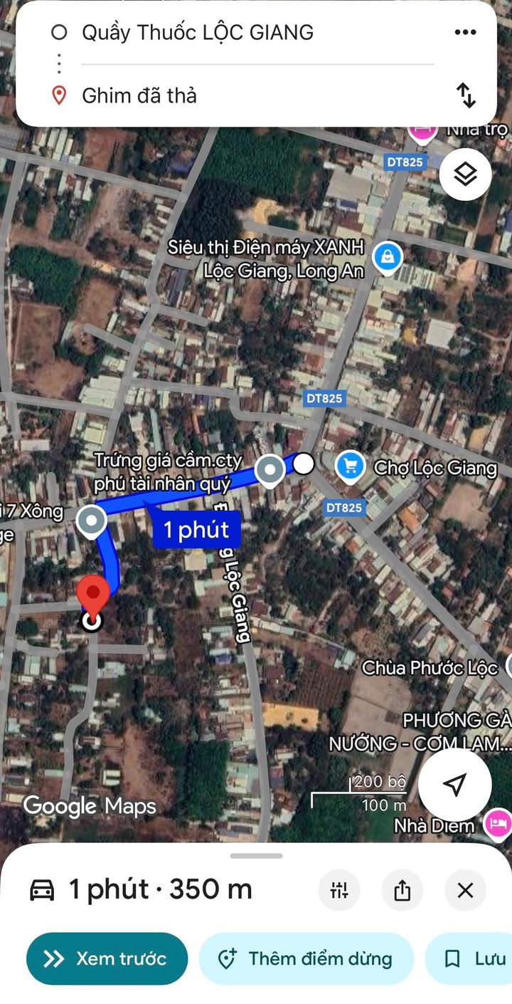 Đất mặt tiền nhựa Lộc Giang 500m² giá chỉ 5 tỷ - Pháp lý đầy đủ, đầu tư sinh lời!