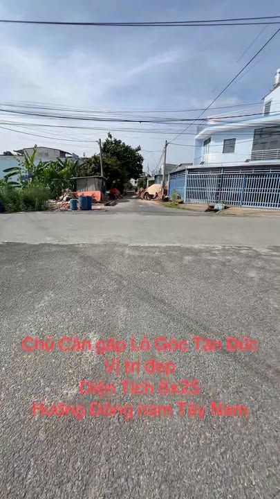 Đất nền mặt tiền 23A, Đức Hòa, 200m² giá 5 tỷ - Vị trí lý tưởng cho kinh doanh!