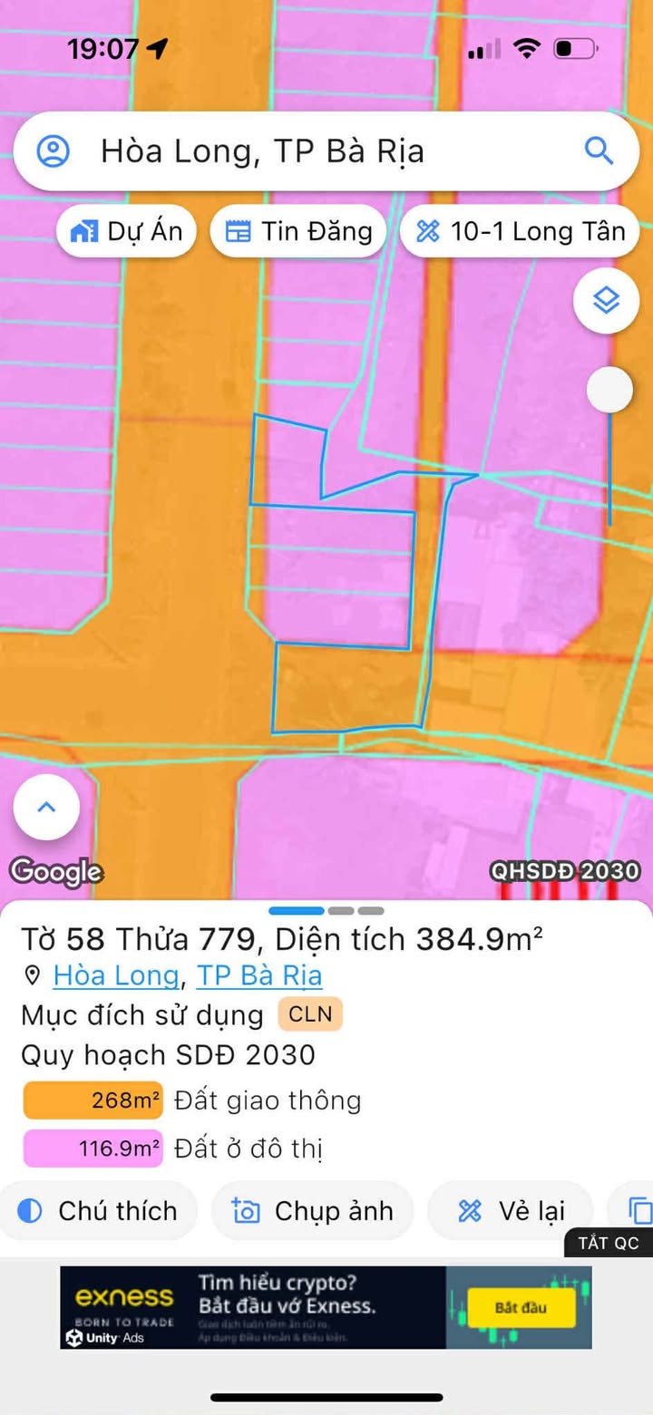 Đất nền Lan Anh 1, Hoà Long, 577m² giá 980 triệu - Vị trí đắc địa gần bệnh viện!