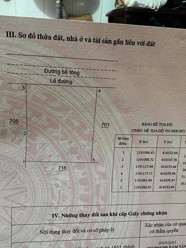 Đất CLN 900m² Tân Hà, Hàm Tân - Giá chỉ 1.6 tỷ, sổ đỏ chính chủ!