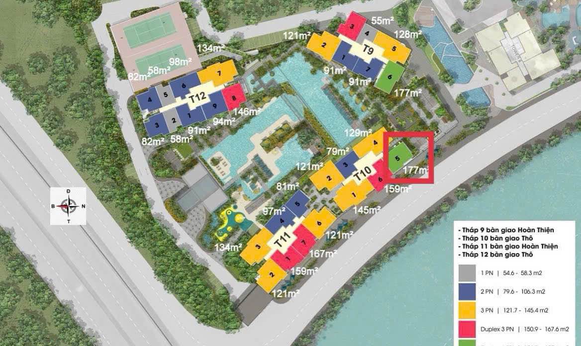 Căn hộ The Infiniti Keppel Land quận 7 177m² giá 15 tỷ - View Phú Mỹ Hưng đẹp tuyệt vời!