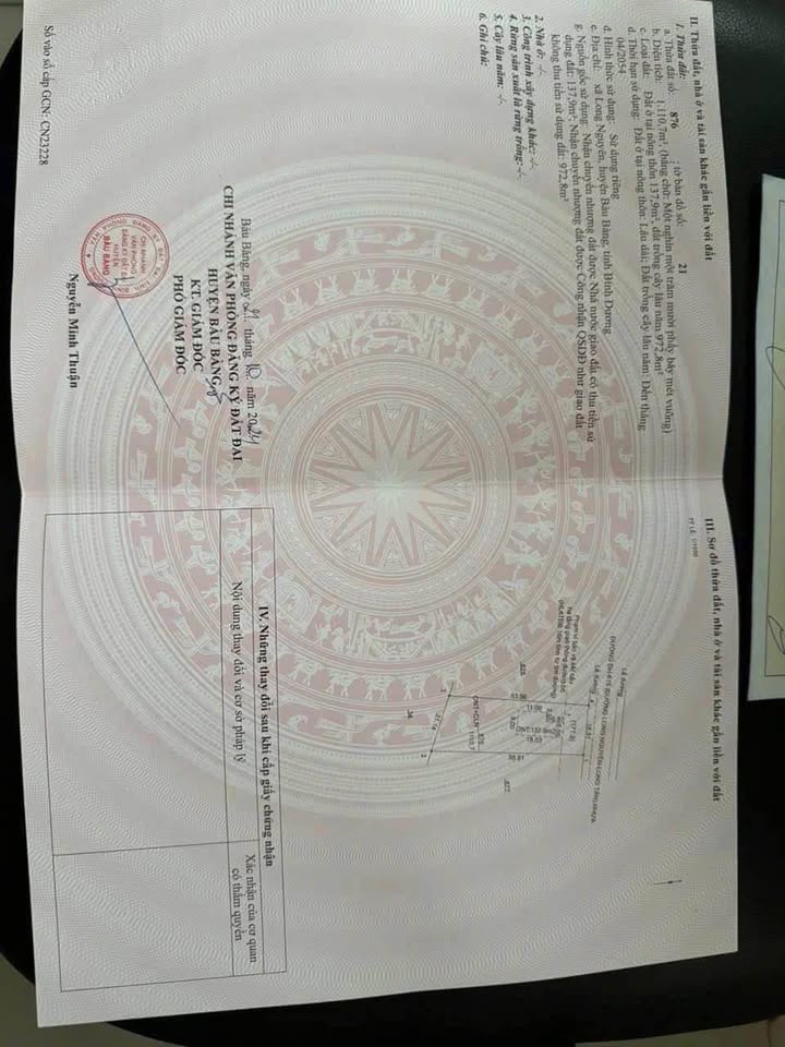 Nhà mặt tiền đường DH 615, xã Long Nguyên, 1064m² giá chỉ 2 tỷ - Cơ hội đầu tư tuyệt vời!