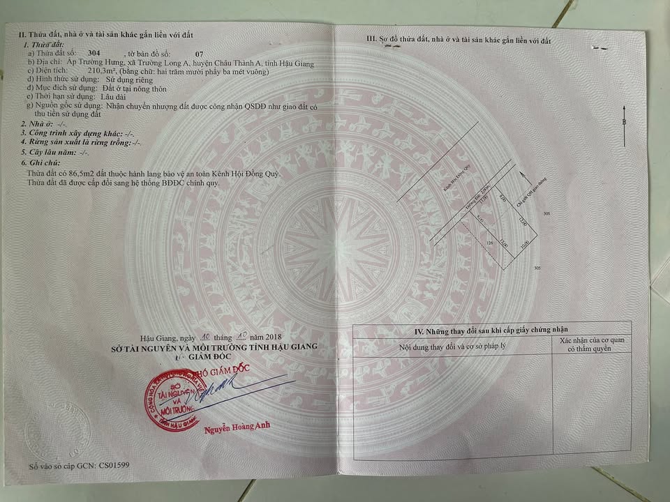 Bán đất chính chủ 2000m² tại Ấp Trường Hưng, giá chỉ 2.6 tỷ - Đầu tư lý tưởng!