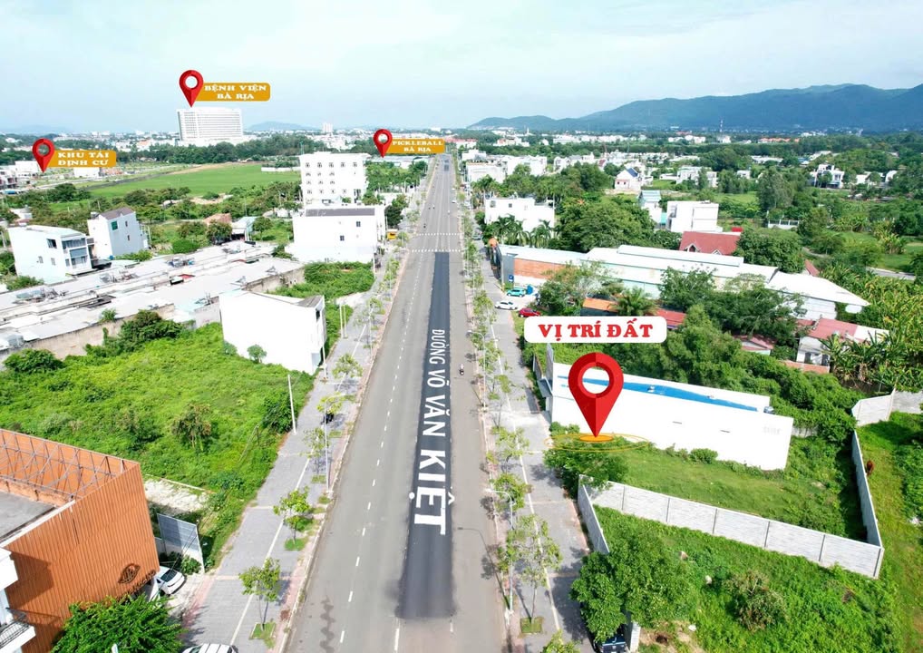 Đất nền Bà Rịa - Vũng Tàu 122m² giá 4 tỷ - Mặt tiền đường Võ Văn Kiệt siêu hiếm!