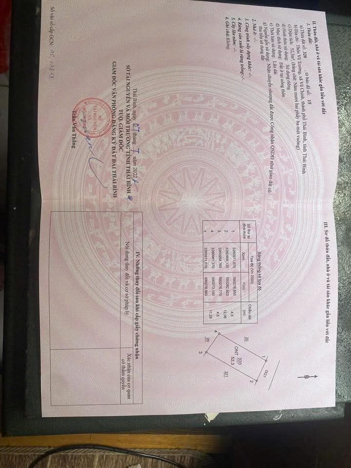 Lô đất đẹp tại Trần Lãm, Thái Bình 52m² giá chỉ 1.1 tỷ - Cơ hội đầu tư hấp dẫn!