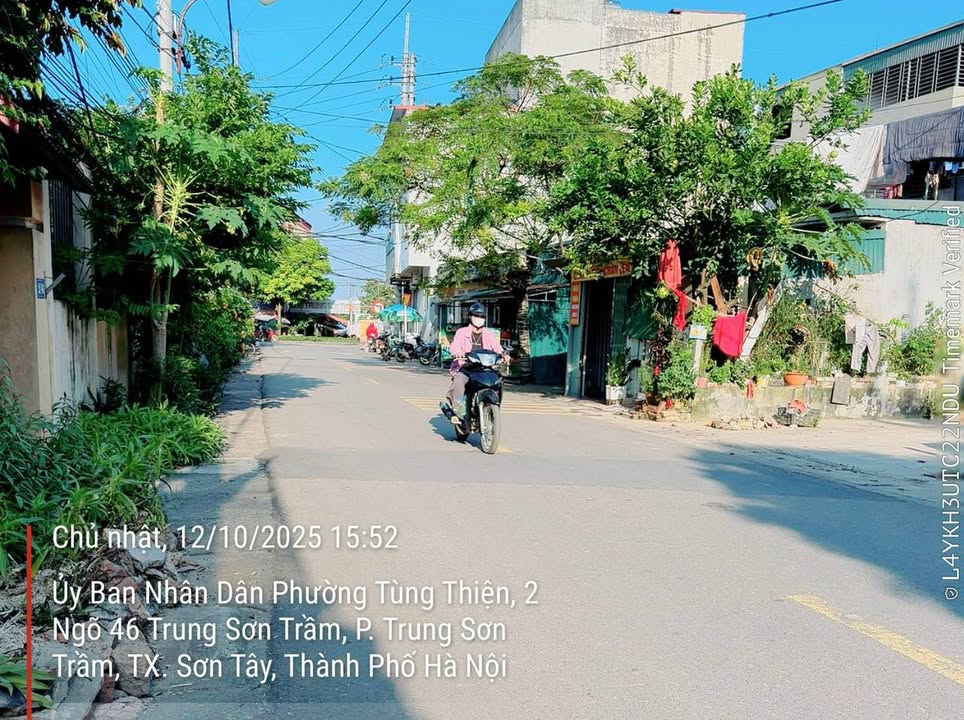 Đất thổ cư 82m² tại Phường Trung Sơn Trầm, Sơn Tây giá 3 tỷ - Đối diện chợ Trụ Sơn Trầm!