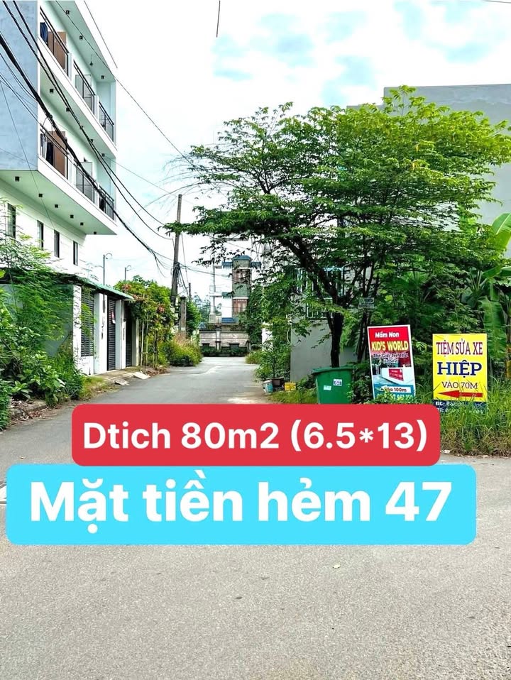 Đất Mặt Tiền Hẻm 47 Trường Lưu, Thủ Đức 80m² giá 4.55 tỷ - Vị trí Kinh doanh lý tưởng!