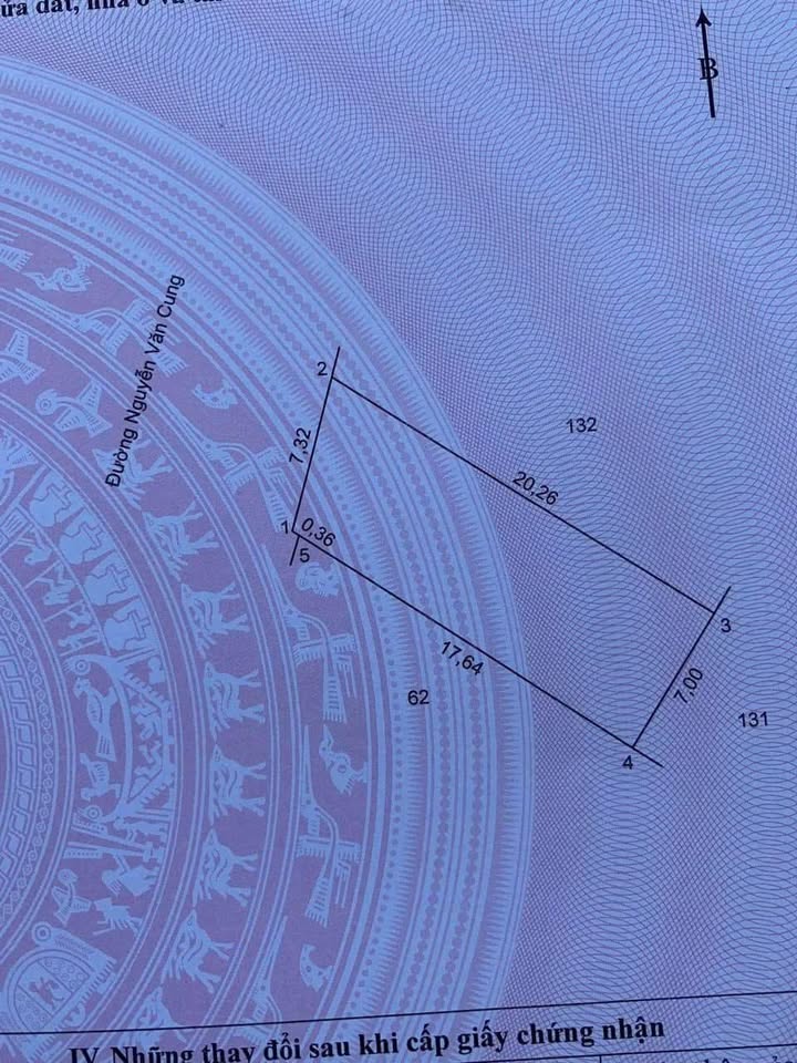 Đất nền mặt tiền đường Nguyễn Văn Cung, Tân Ngãi, Vĩnh Long 133m² - Vị trí đắc địa cho đầu tư sinh lời!