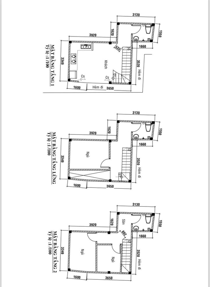Nhà riêng Hai Bà Trưng Quy Nhơn 23m² giá 1.17 tỷ - Hướng mát, gần mặt tiền