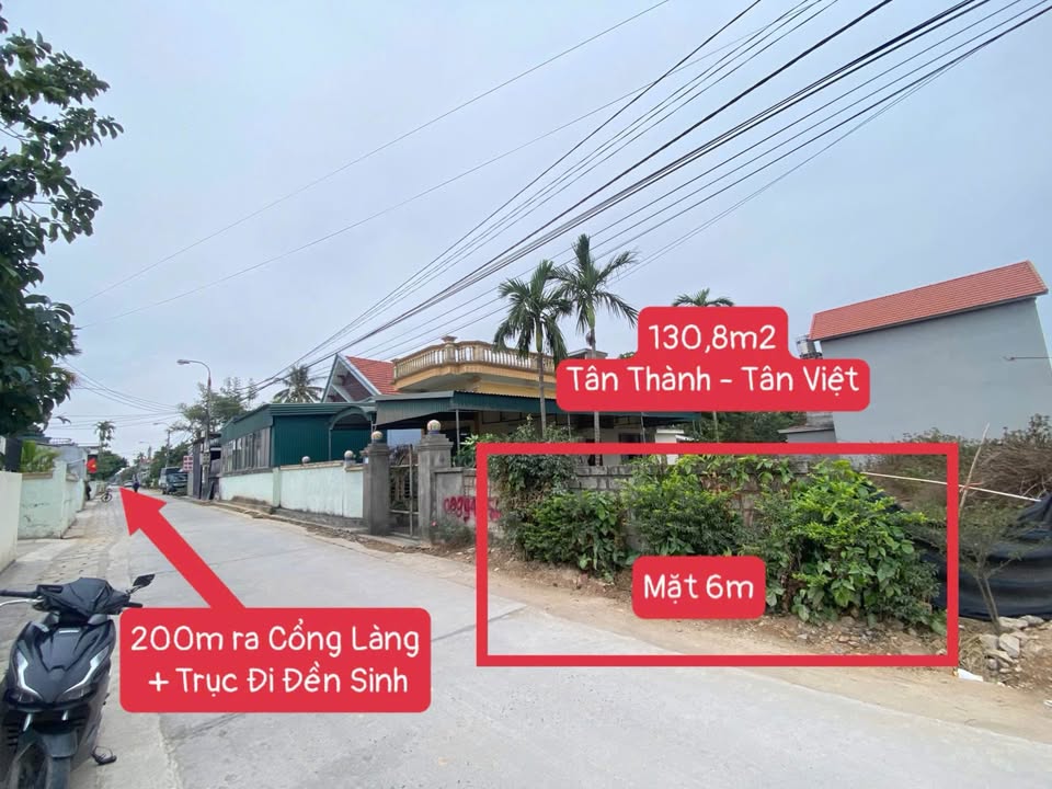 Đất ở An Sinh Đông Triều 130m² giá 1.1 tỷ - Mặt tiền 6m, hướng Bắc