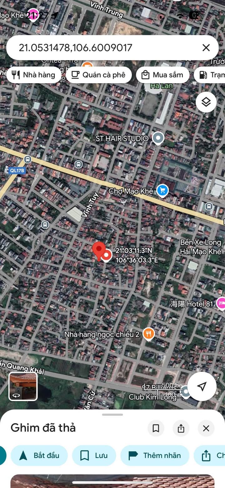 Đất Vĩnh Tuy 103m² Mạo Khê giá 900 triệu - Đầu tư sinh lời nhanh!