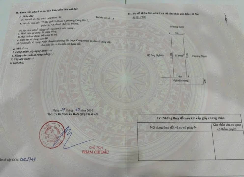 Đất liền kề tại Đông Hải 2, Hải Phòng 60m² giá 1.77 tỷ - Cơ hội đầu tư hấp dẫn!